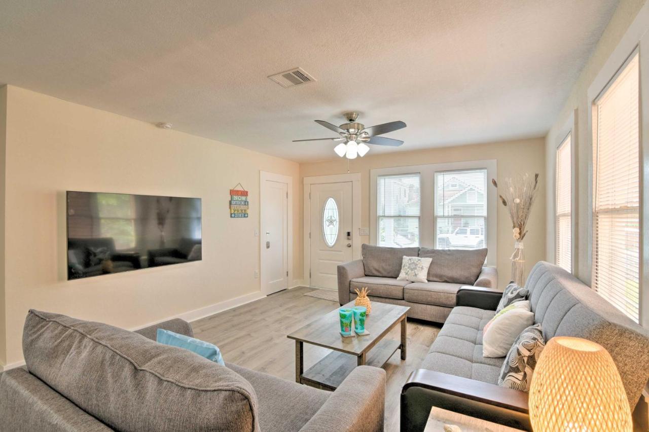 Bright Galveston Bungalow Half Mi To Pleasure Pier Exterior foto